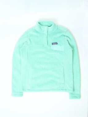 Women's Patagonia Teal Fleece Pulover Size M